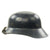 Original German WWII Early Luftschutz Gladiator Steel Helmet Converted to Civic Police Issue Original Items