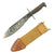 Original U.S. WWI Model 1917 Bolo Knife with Canvas Scabbard by Plumb, St. Louis - Both Dated 1918 Original Items