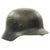 Original German WWII Luftwaffe M35 Overlay Decal Helmet - Marked SE62 Original Items