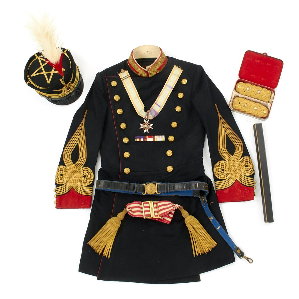 Original WWII Imperial Japanese Army Officer Dress Uniform Original Items