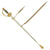 Original U.S. Civil War Army Officer's M1860 Dress Parade Sword with Scabbard named to J.B. Joncas Original Items
