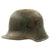 Original German WWI M16 Stahlhelm Helmet with Original Camouflage Paint Original Items