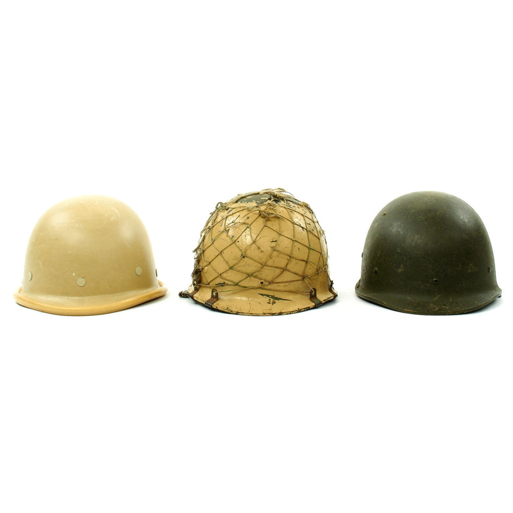 Original Iraq War Iraqi M80 and M90 Helmet Set - Operation Iraqi Freedom Bring Back Original Items