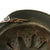Original German WWII M35 Deutsches Afrikakorps Desert Dunkelgelb Tan Steel Helmet - marked EF66 Original Items