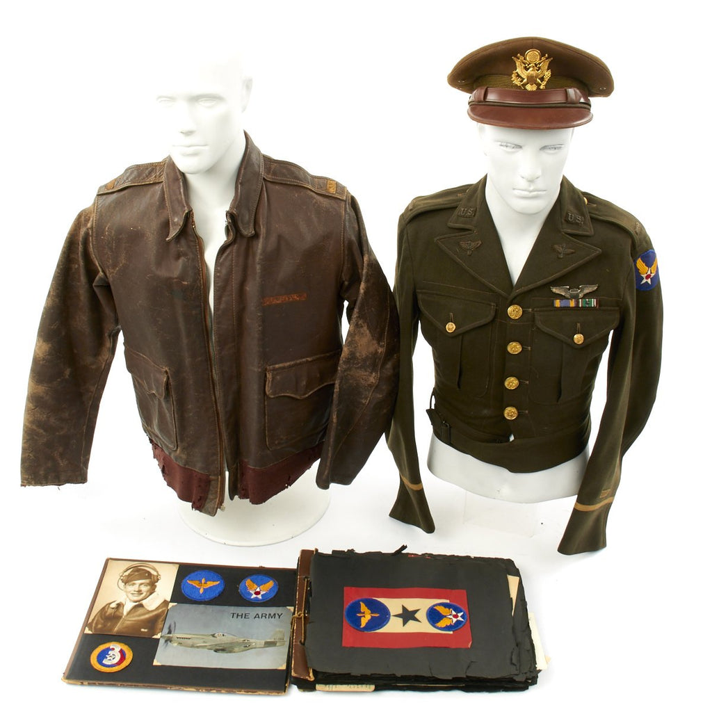 Original U.S. WWII 10th Photo Reconnaissance Group Pilot Grouping - Credited Stuka Kill Original Items