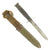 Original U.S. WWII M3 Fighting Knife by Kinfolks, Inc. with M8 Scabbard - Early Blade Marked Version Original Items