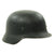 Original German WWII M40 Single Decal Luftwaffe Helmet with Textured Paint and Size 59 Liner - ET66 Original Items