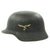 Original German WWII M40 Single Decal Luftwaffe Helmet with Textured Paint and Size 59 Liner - ET66 Original Items