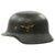 Original German WWII M40 Single Decal Luftwaffe Steel Helmet - EF64 Original Items
