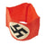 Original German WWII Embroidered Swastika SS Cotton Armband with Paper RZM Tag Original Items