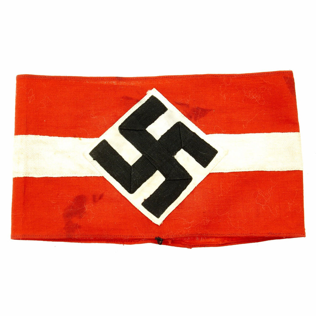 Original German WWII Early Hitler Youth Cotton Armband - Hitlerjugend Original Items