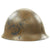 Original WWII Japanese Special Naval Landing Forces (SNLF) Helmet with Metal Badge Insignia Original Items