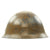 Original WWII Japanese Special Naval Landing Forces (SNLF) Helmet with Metal Badge Insignia Original Items