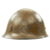 Original WWII Japanese Special Naval Landing Forces (SNLF) Helmet with Metal Badge Insignia Original Items