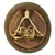 Original WWII Japanese Special Naval Landing Forces (SNLF) Helmet with Metal Badge Insignia Original Items