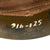 Original WWII Japanese Special Naval Landing Forces (SNLF) Helmet with Metal Badge Insignia Original Items