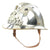 Original French WWII Era City of Paris Model 1926 Adrian Nickel-plated Firefighter's Helmet Original Items