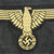 Original German WWII SS Afrika Korps M43 Cap Eagle Embroidered Insignia with RZM Tag Original Items