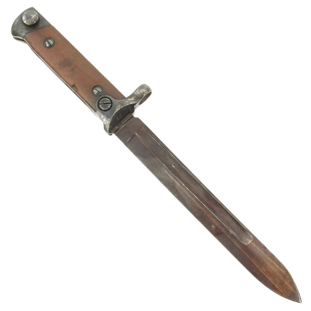 Original Italian WWII M1938 Mannlicher Carcano Short Rifle Folding Bayonet Original Items