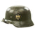 Original German WWII Army Heer M35 Double Decal Named Steel Helmet - NS64 Original Items
