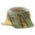 Original German WWI M16 Helmet with Original Camouflage Paint Original Items