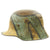 Original German WWI M16 Helmet with Original Camouflage Paint Original Items