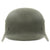 Original German WWII Army Heer M40 Single Decal Helmet with Liner in Excellent Condition - ET64 Original Items