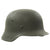 Original German WWII Army Heer M40 Single Decal Helmet with Liner in Excellent Condition - ET64 Original Items