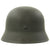 Original German WWII Army Heer M40 Single Decal Helmet with Liner in Excellent Condition - ET64 Original Items
