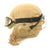 Original U.S. WWII USN / USMC NAF Named 1092S Cloth Flight Helmet with TH-37 Earphones and Goggles Original Items