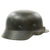 Original German WWII M40 Single Decal Luftwaffe Helmet with Size 58 Liner - EF66 Original Items