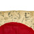Original Japanese WWII Hand Painted Cloth Good Luck Flag - 29" x 40" Original Items