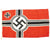 Original German WWII Kriegsmarine 80cm x 135cm Naval Battle Flag by LOH - Kriegsflagge Original Items