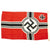 Original German WWII Kriegsmarine 80cm x 135cm Naval Battle Flag by LOH - Kriegsflagge Original Items