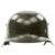 Original German WWII M35 Single Decal Heer Army Helmet - EF64 Original Items
