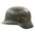 Original German WWII M40 Single Decal Luftwaffe Helmet with Size 56 Liner - Q64 Original Items
