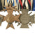 Original WWI WWII German Medal Bar - 5 Medals Original Items