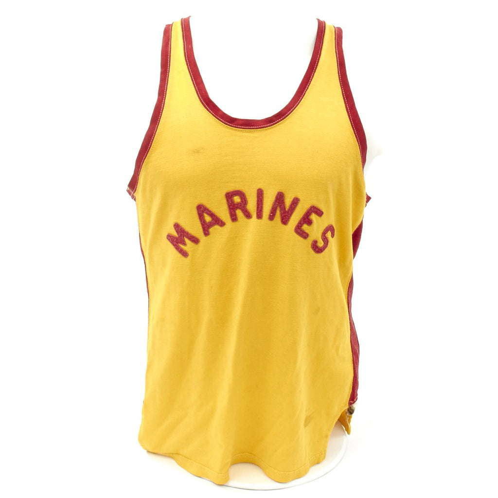 Original WWII USMC Marine Corps Basketball Uniform Jersey Original Items