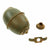 Original German WWII Model 39 Inert Egg Hand Grenade with Waffenamt - Eierhandgranate Original Items