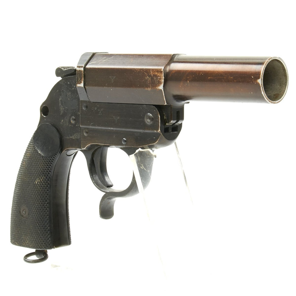 Original German WWII Leuchtpistole 34 Heer Signal Flare Pistol by Bernhard Berghaus - Dated 1941 Original Items
