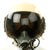 Original Cold War Soviet MIG Jet Fighter Flying Helmet ZSh-5MKV2 with Oxygen Mask KM-34D2 Original Items