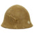 Original Japanese WWII Service Worn Type 92 Army Officer Combat Helmet with Liner - Tetsubo Original Items
