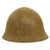 Original Japanese WWII Service Worn Type 92 Army Officer Combat Helmet with Liner - Tetsubo Original Items