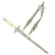 Original WWII German 2nd Model Luftwaffe Dagger with RZM-Marked Hanger - Damaged Grip Original Items