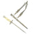 Original WWII German 2nd Model Luftwaffe Dagger with RZM-Marked Hanger - Damaged Grip Original Items