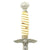 Original WWII German 2nd Model Luftwaffe Dagger with RZM-Marked Hanger - Damaged Grip Original Items