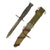Original U.S. Vietnam War M14 & M16 Rifle Bayonets with Scabbards Lot - 3 Items Original Items