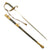Original WWI and 19th Century High Quality Miniature Swords with Scabbards - Letter Opener Collection Original Items