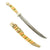 Original WWI and 19th Century High Quality Miniature Swords with Scabbards - Letter Opener Collection Original Items