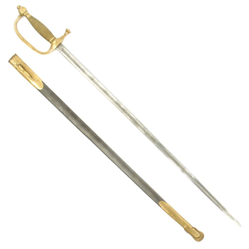 Original U.S. Civil War M-1840 Musician's Sword by Emerson & Silver of Trenton - Dated 1863 Original Items
